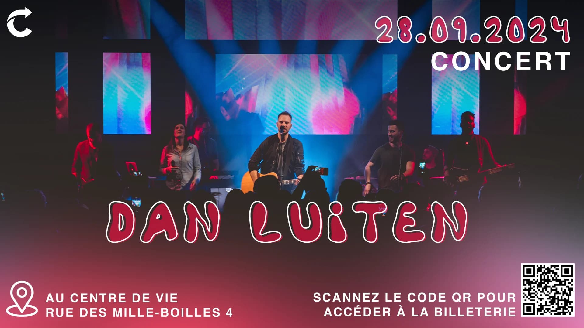 Visuel de Concert de Dan Luiten