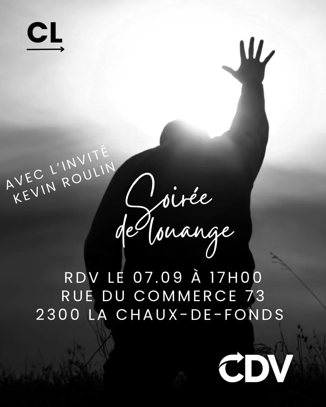 Visuel de Soirée louange