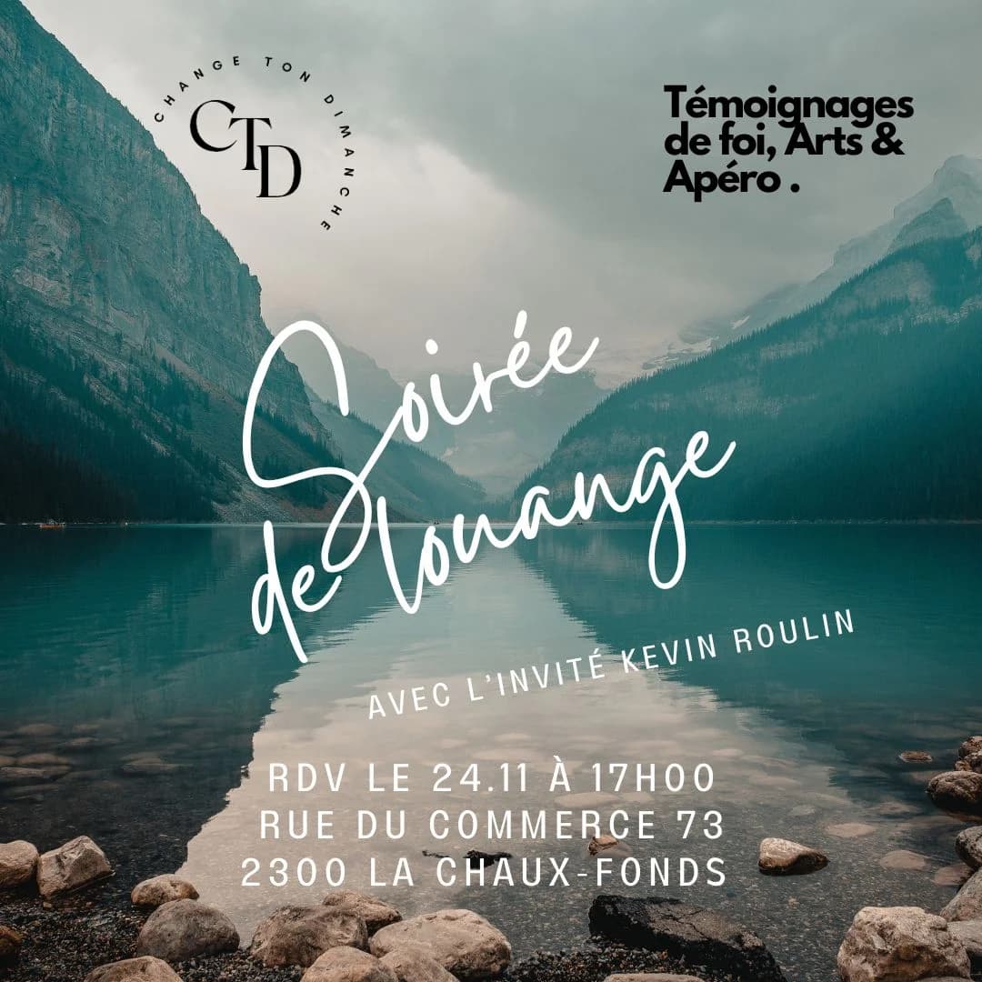 Visuel de Soirée louange