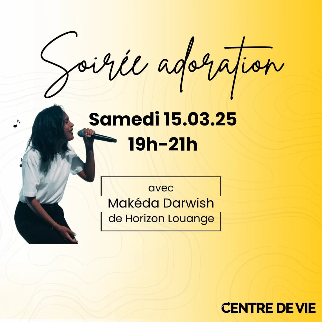 Visuel de Soirée louange