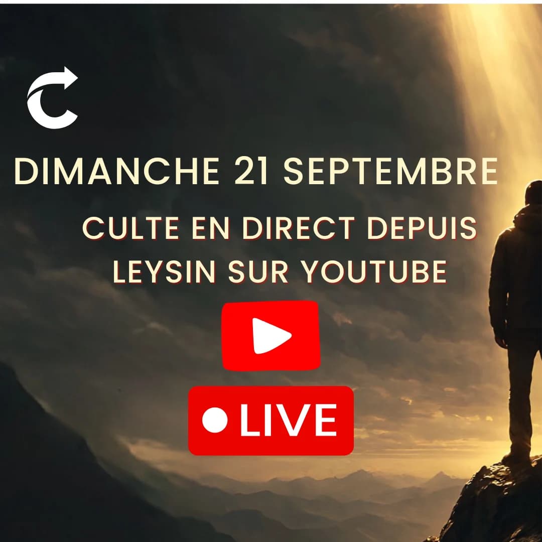 Visuel de Culte à 10h (en ligne uniquement), WE25